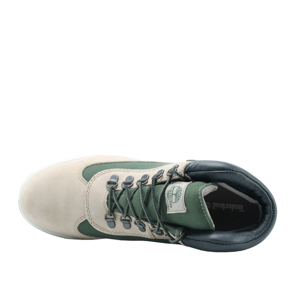 TIMBERLAND Juniors Nubuck Mid Field Boot /Beige Green TB0A1RMY Big Boys Sz 6.5Y - Picture 4 of 6